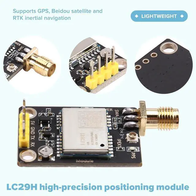 Alt view image 5 of 7 - RTK Base Station Board with Quectel LC29H Dual Band L1 L5, Offers High and RTCM Data Output LC29HDA