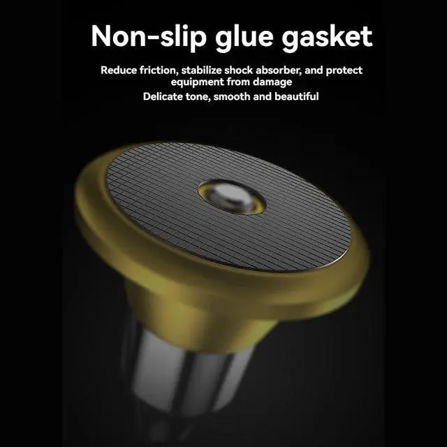Alt view image 5 of 7 - Speaker Isolation Spike Feet Stand Damper Cone for HiFi Audio Turntable Recorder AMP M8 Silver