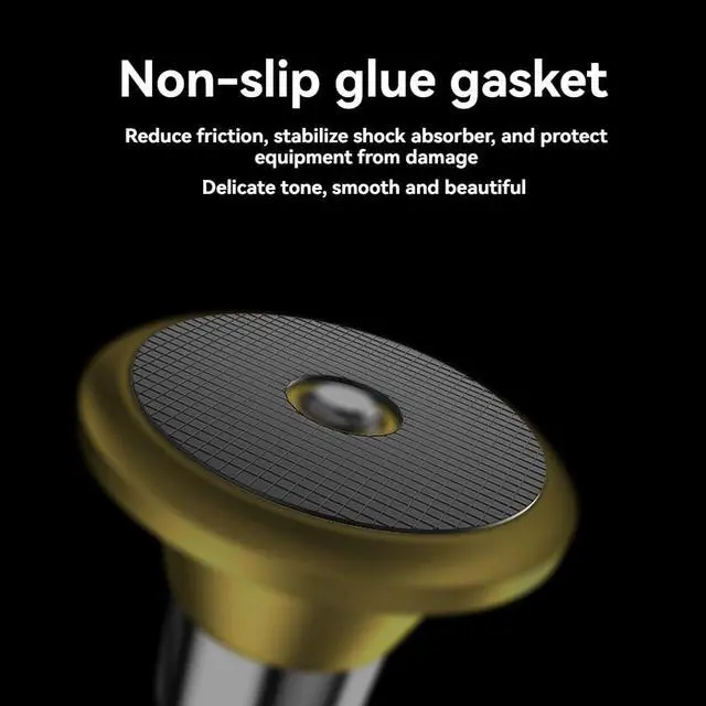 Alt view image 6 of 7 - Speaker Isolation Spike Feet Stand Damper Cone for HiFi Audio Turntable Recorder AMP M8 Silver