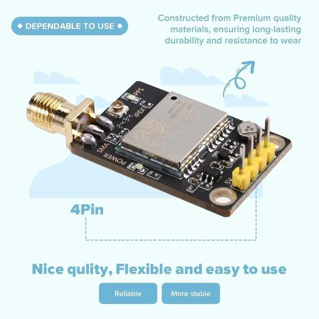 Alt view image 4 of 7 - RTK Base Station Board with Quectel LC29H Dual Band L1 L5, Offers High and RTCM Data Output LC29HDA