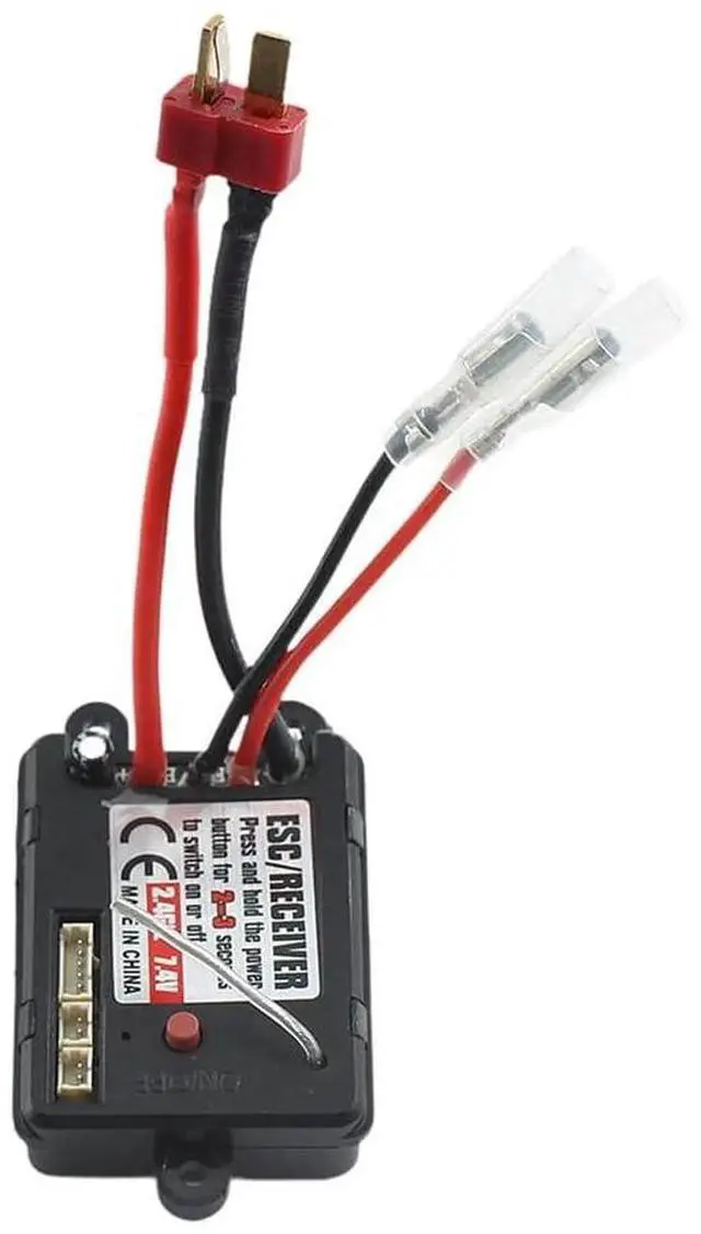 Alt view image 2 of 7 - RC Brushed ESC 1:16 Parts Replacement Electronic Speed Controller DIY Accessory for 16101 16103 Car Model