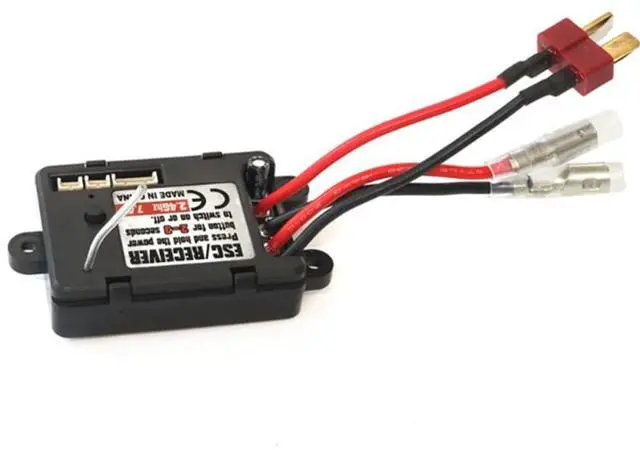 Alt view image 4 of 7 - RC Brushed ESC 1:16 Parts Replacement Electronic Speed Controller DIY Accessory for 16101 16103 Car Model