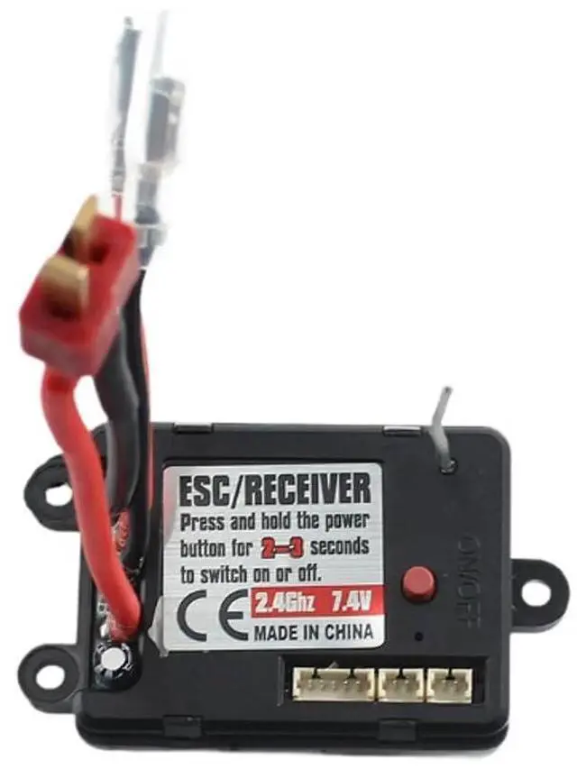 Alt view image 3 of 7 - RC Brushed ESC 1:16 Parts Replacement Electronic Speed Controller DIY Accessory for 16101 16103 Car Model