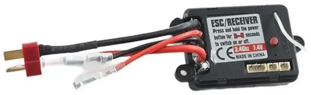 Alt view image 6 of 7 - RC Brushed ESC 1:16 Parts Replacement Electronic Speed Controller DIY Accessory for 16101 16103 Car Model