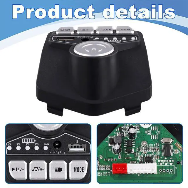 Alt view image 5 of 7 - 12V HB12V Multi-Feature Central Control Board for Children'S Electric Vehicle Repairs