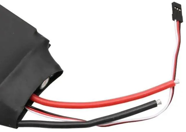Alt view image 6 of 6 - Two-Way Brushed ESC 12V-26V 3S-6S 200A 2000W High-Power Speed Controller with LED Lights for RC Trawler 997 Motors