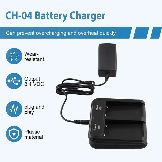 Alt view image 6 of 7 - CH-04 Charger for Stonex FOF GPS RTK BP-5S Battery Charging US Plug