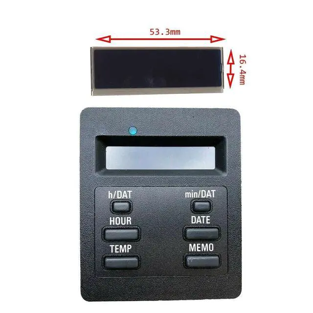 Alt view image 6 of 7 - Car LCD Display 6 Button Computer on Board Display for E28 E30 OBC 325I 318I 325Ix 528 525I 535I 62131377803