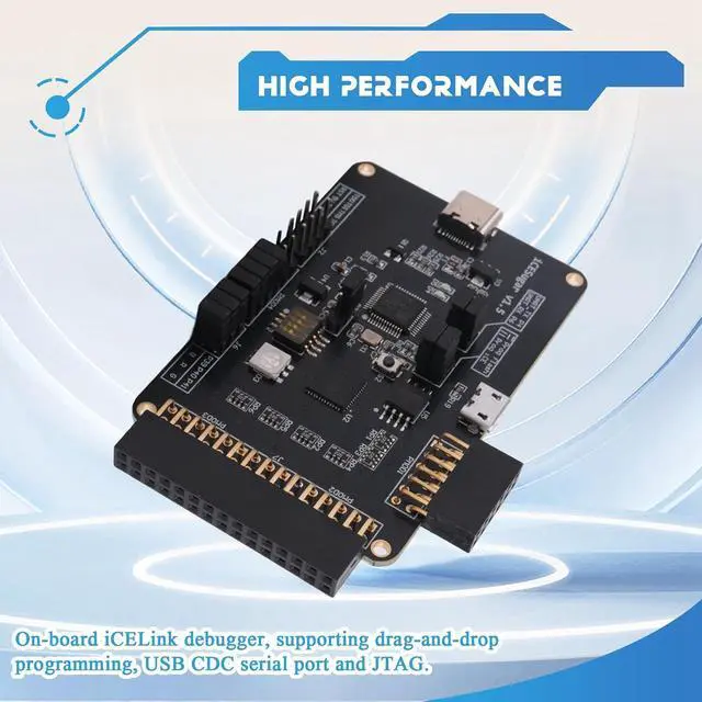 Alt view image 2 of 7 - FPGA Development Board ICESugar RISC-V Architecture ICE40UP5k Open Source USB-C Interface for IoT/Edge AI Projects