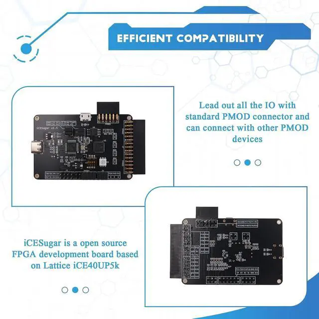 Alt view image 4 of 7 - FPGA Development Board ICESugar RISC-V Architecture ICE40UP5k Open Source USB-C Interface for IoT/Edge AI Projects