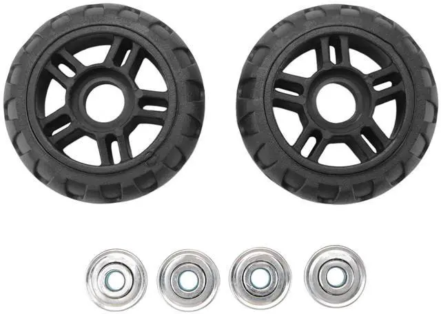 Main image of Suitcase Wheels 1 Pair of Luggage Suitcase Replacement Wheels Axles Deluxe Repair Deluxe Repair Tool Casters