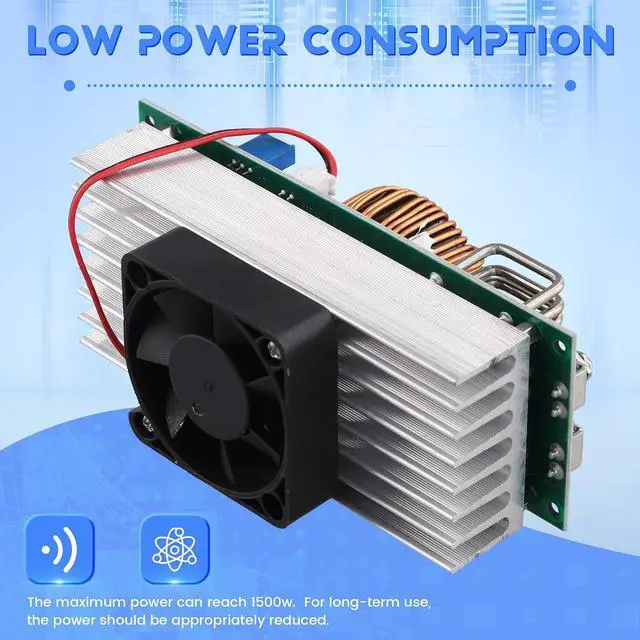 Alt view image 5 of 7 - DC-DC1500W DC Adjustable Step-Down Module 90V to 60V 48V 12V High Power 50A Power Converter