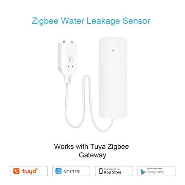 Alt view image 4 of 6 - Tuya ZigBee Water Level Sensor Leakage Alarm Flood Leak Detector Smart Home Water Alert Overflow Alarm Security System
