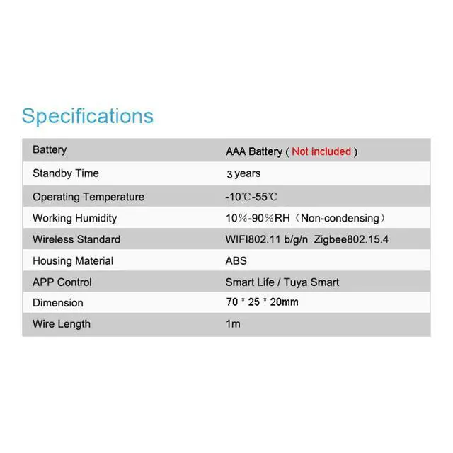 Alt view image 6 of 6 - Tuya ZigBee Water Level Sensor Leakage Alarm Flood Leak Detector Smart Home Water Alert Overflow Alarm Security System
