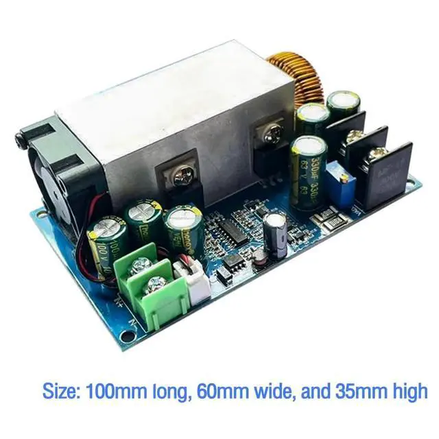 Alt view image 5 of 6 - DC-DC Buck Converter 600W Buck Regulator Constant Voltage Constant Current DC 12-75V to 2.5-60V Adjustable Power Module
