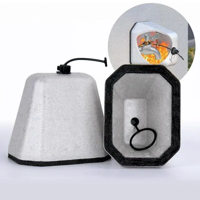 Alt view image 2 of 6 - 2Pack Outdoor Faucet Covers for Winter Foam Faucet Cover for Winter Freeze Protection Outdoor Spigot Covers Winter