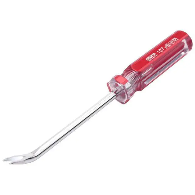 Alt view image 3 of 6 - 3Pcs Nail Pullers Tack Lifter 3mm V/U Tip Nail Staple Rivet Tack Puller Upholstery Staple Remover Screwdriver Tool
