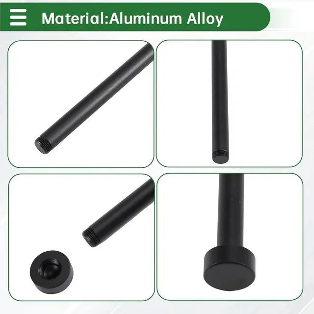 Alt view image 6 of 7 - Coiled Cable Protection Rod Keyboard Coiled Cable Weight Fixed Rod Spring Coiled Cable Protection Pole Rod Keyboard Cord Rod Black