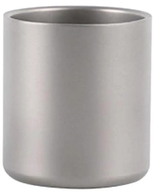Main image of 600Ml Double Wall Titanium Water Cup Coffee Tea Mug Fit for Home Office Outdoor Camping Hiking Picnic Without Handle
