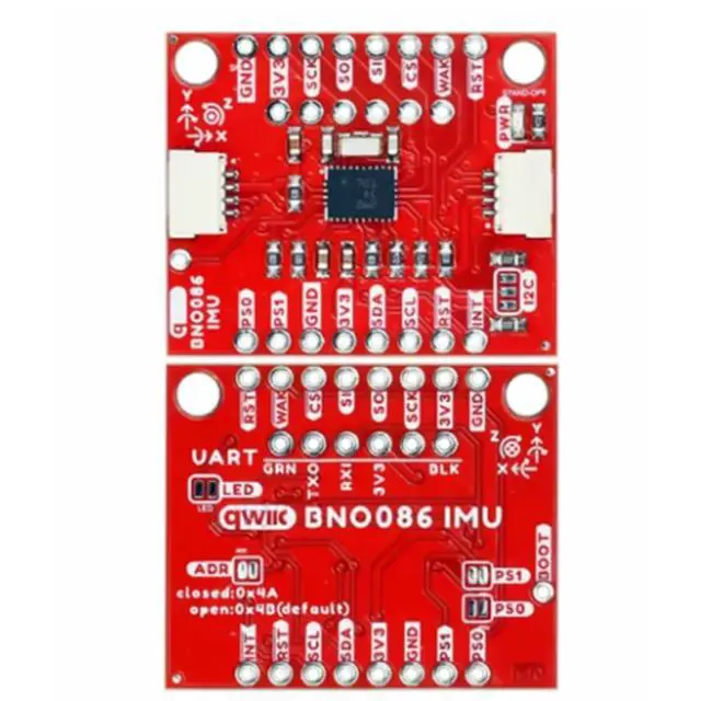Alt view image 6 of 6 - VR IMU Breakout - BNO086 (Qwiic) Triaxial Accelerometer/Gyroscope/Magnetometer