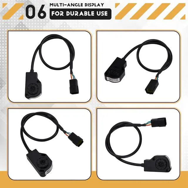 Alt view image 7 of 7 - HXJS-4805D Model Accelerator Coil and Control Box, Electric Pedal with 0-4.6V Output and 12-96V Input