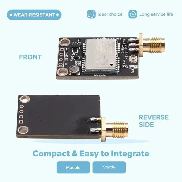 Alt view image 3 of 7 - Quectel LC29H RTK Base Station Board: High, Dual Band L1 L5 Positioning Module, Ideal for RTCM Data
