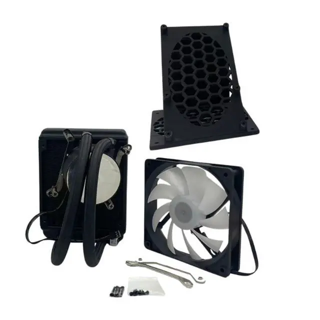 Alt view image 3 of 7 - for NerdQaxe+ + Hydro 4.8TH/S BTC Miner Cooling Fan Kit for Crypto Machine Miner Liquid A