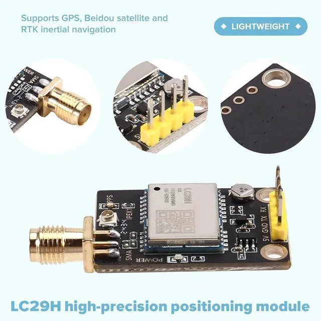 Alt view image 5 of 7 - Dual Band L1 L5 RTK Base Station Board, Quectel LC29H High Positioning Module for RTCM Output LC29HBA