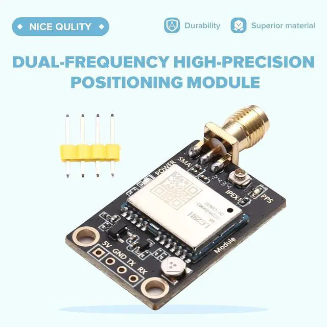 Alt view image 6 of 7 - Dual Band L1 L5 RTK Base Station Board, Quectel LC29H High Positioning Module for RTCM Output LC29HBA