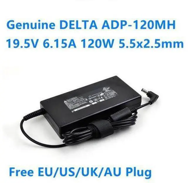 Main image of 19.5V 6.15A 120W 5.5x2.5mm DELTA ADP-120MH D A12-120P1A AC Adapter For MSI GS70 GP60 GP62 GL62 GL72 GE72 Gaming Notebook