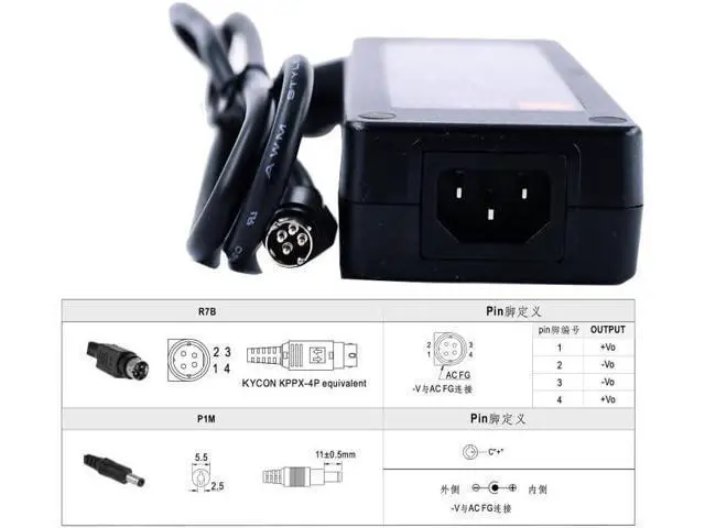 Alt view image 4 of 5 - Mean Well GST Series 120W 12V 8.5A Power Supply Adapter, GST120A12-R7B 3 Pin Ac Input Interface Desktop Industrial Adapter Switching Power Supply