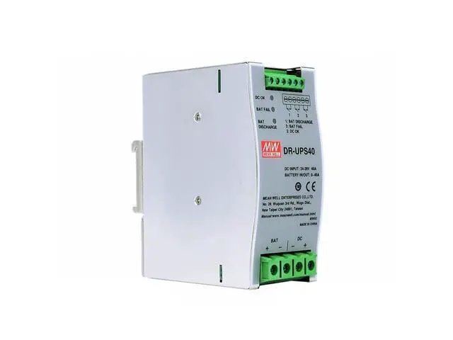 Main image of Mean Well DR 30V 40A Switching Power Supply AC-DC Single Output Industrial DIN Rail DR-UPS40 Slim Type Enclosed Power Supply Driver Transformer