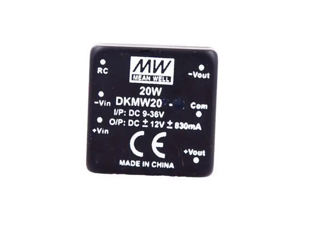 Alt view image 2 of 5 - Mean Well DKMW 20W ±15V ±660mA Power Supply Converter DKMW20G-15 DC-DC Voltage Stabilized Dual Output Switching Power Supply Driver Transformer