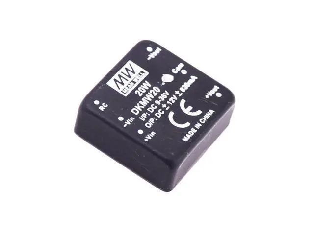 Alt view image 4 of 5 - Mean Well DKMW 20W ±15V ±660mA Power Supply Converter DKMW20G-15 DC-DC Voltage Stabilized Dual Output Switching Power Supply Driver Transformer