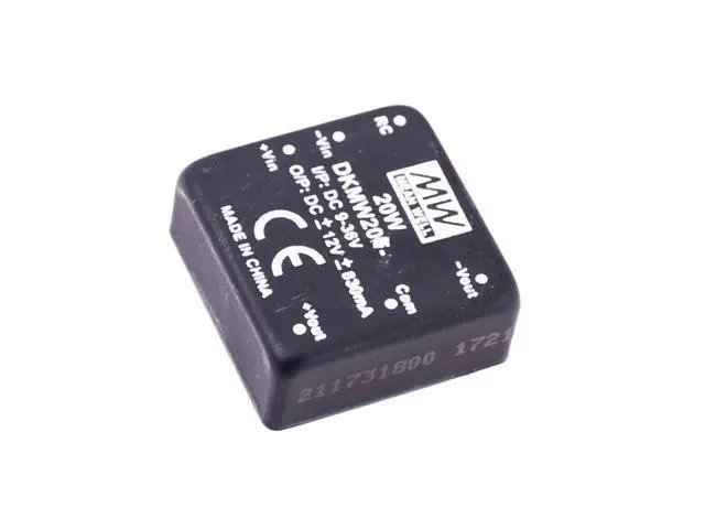Alt view image 3 of 5 - Mean Well DKMW 20W ±15V ±660mA Power Supply Converter DKMW20G-15 DC-DC Voltage Stabilized Dual Output Switching Power Supply Driver Transformer