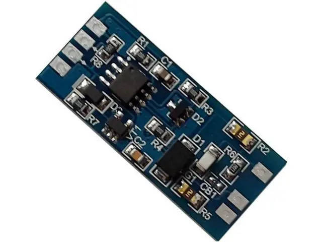 Alt view image 3 of 5 - EVURU 5V 3.3V to RS485 Module, RS485 to T-T-L Serial Port Automatic Commutation Adapter with Electrostatic Lightning Protection (Color : 3V 1Mbps)