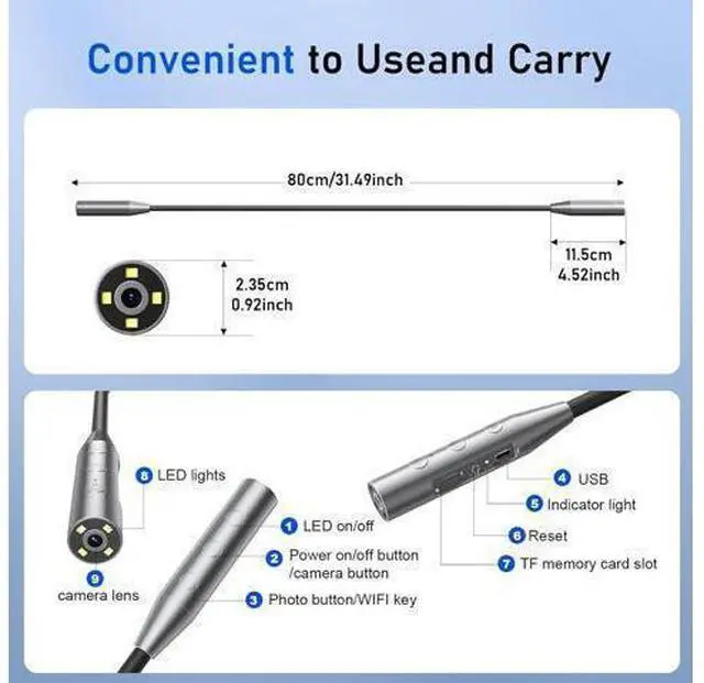 Alt view image 6 of 6 - PIEPIE Hidden Camera - Wireless WiFi Small Camera with 10H Battery, Real-Time App Monitoring for Home Indoor Use, Bendable Design