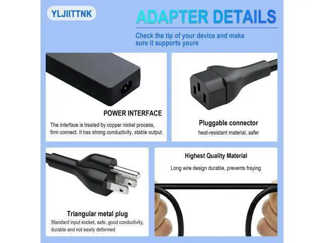 Alt view image 4 of 5 - 240W 230W Laptop Charger Compatible with Asus ROG Strix Scar 15 17 G15 G17 TUF F17 F16 F15 A17 A15 Vivobook Pro 16X 15X Flow X16 Zephyrus Duo 15 S M16 G14 G15 G16 S17 GA401 GA402 GA503 Power Adapte