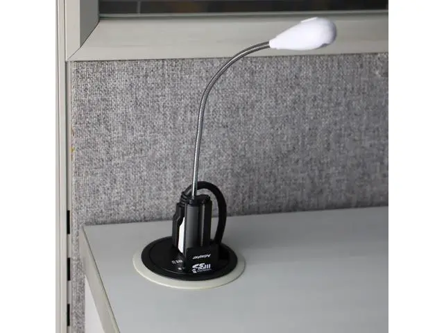 Alt view image 4 of 5 - SEDNA - 2.5" Grommet Hole - in Desk - USB 3.1 Gen I 3 Port Hub/BC 1.2 USB Charger with SD Card Reader