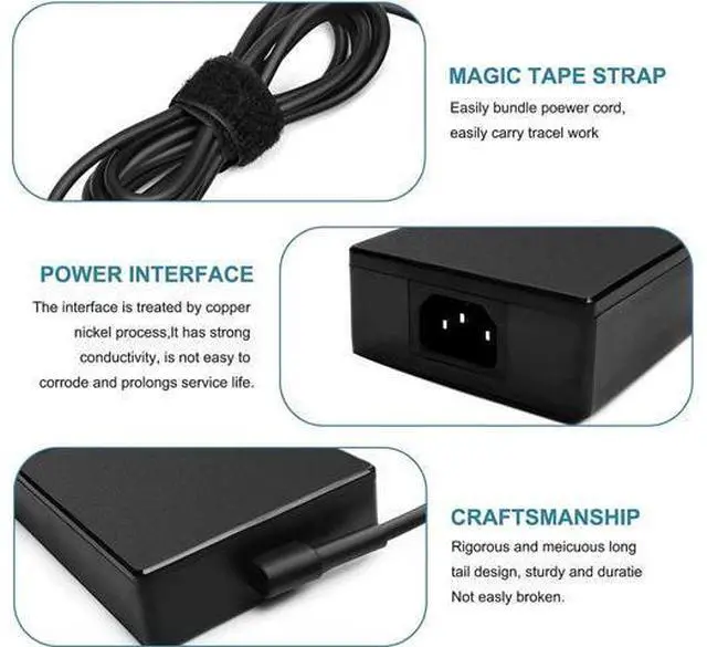 Alt view image 4 of 5 - 240W Zephyrus Charger Fit for Asus Zephyrus M16 GU603HM GU603HR GU603HE GU603ZX GU603ZE GU603ZM GU603ZW GU603Z GU603ZU GU603VV GU603H GU603 ADP-240EB B Gaming Laptop