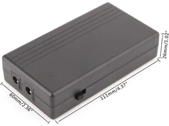Alt view image 6 of 6 - 1 2V2A 22.2W UPS Uninterrupted back up power supply mini battery