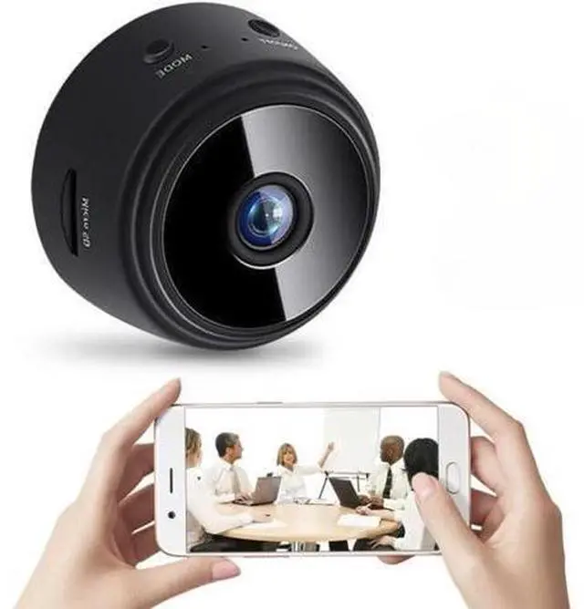 Main image of Spy Lens Cam,Magnetic Mini Security Camera,Night Vision Mode with Cell Phone App Remote Access (Black,128G)