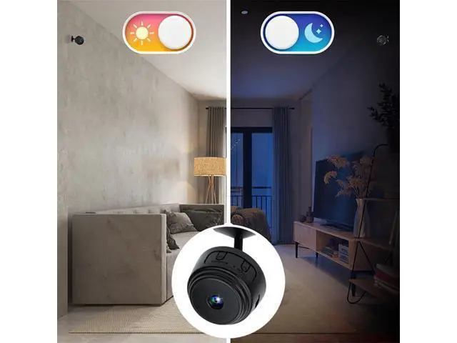 Alt view image 2 of 6 - Camera, 2026 New Wireless Security Camera, Magnetic Mini 1080P HD | Smart Motion Alerts, App Remote with Night Vision for Home Indoor Outdoor (Black-64GB, 2)