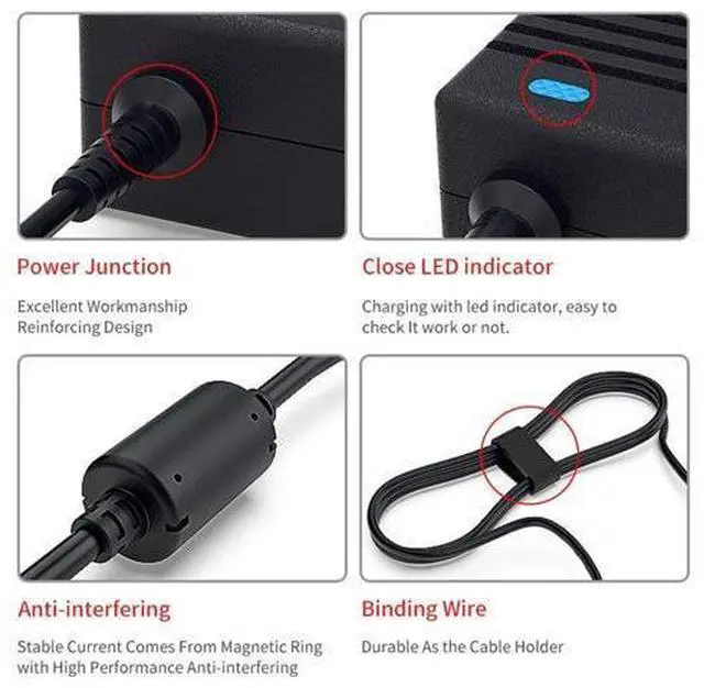 Alt view image 4 of 5 - Delippo 230W 19.5V11.8A AC Adapter Power Charger for MECHREVO, for Machenike 16 Pro, for ASUS ROG Strix, TUF Gaming Laptop, for Hasee Kingbook G97E, for Chicony A17-230P1A, for MSI GS66 GL75