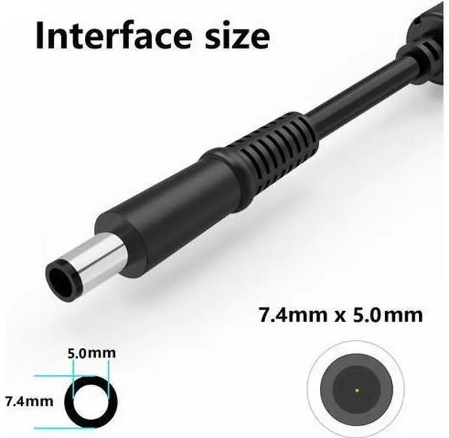 Alt view image 2 of 7 - 180W Adapter Compatible with Dell 15 17 G5 (5587/5590) G3 (3579/3379/3590) G7 (7588/7590/7790) for Alienware M13 M14x M15x DA180PM111 Gaming Laptop Charger Cord