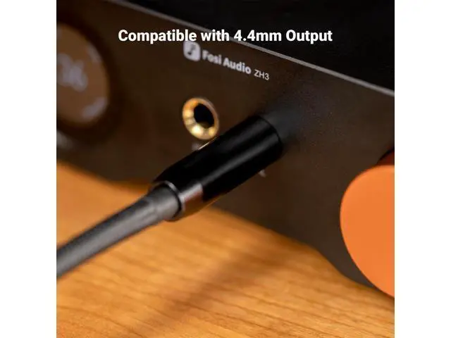 Alt view image 5 of 5 - Fosi Audio Dual 3.5mm to 4.4mm Cable for i5 Planar Magnetic Headphones 4.9Ft