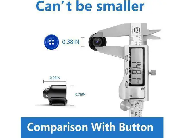 Alt view image 2 of 7 - Free 64G Smallest Wireless WiFi IP Camera,HD1080P Spy Camera,Mini Camrea with Video Recording Live Feed,Baby Monitor with Night Vision,Motion Detection,Cloud Storage for Security with iOS/Android
