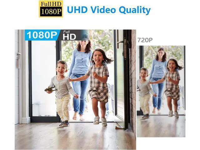 Alt view image 4 of 7 - Free 64G Smallest Wireless WiFi IP Camera,HD1080P Spy Camera,Mini Camrea with Video Recording Live Feed,Baby Monitor with Night Vision,Motion Detection,Cloud Storage for Security with iOS/Android