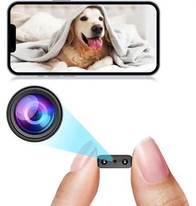Main image of 64G Memory CardNew Smallest Wireless WiFi HD 4K Mini Hidden Camera, Mobile Remote Baby Monitor, Pet Camera with Night Vision, Motion Detection and Cloud Storage with iOS Android Security Apps