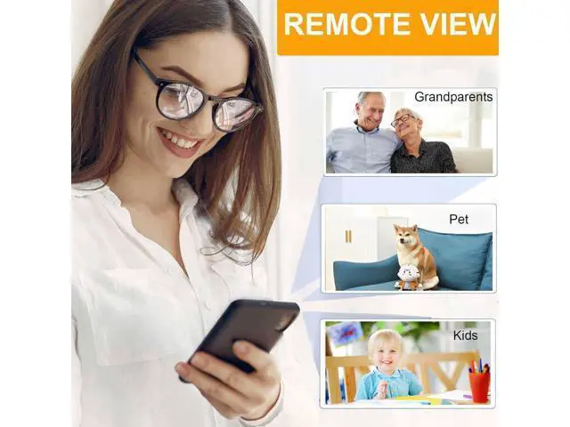 Alt view image 7 of 7 - 64G Memory CardNew Smallest Wireless WiFi HD 4K Mini Hidden Camera, Mobile Remote Baby Monitor, Pet Camera with Night Vision, Motion Detection and Cloud Storage with iOS Android Security Apps
